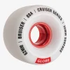 Globe Brand Bruiser Cruiser - White/Red - Skateboard Wheel 62mm < Wheels | Components