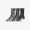 Globe Brand Eco Camo Crew Sock 3 Pack < Socks