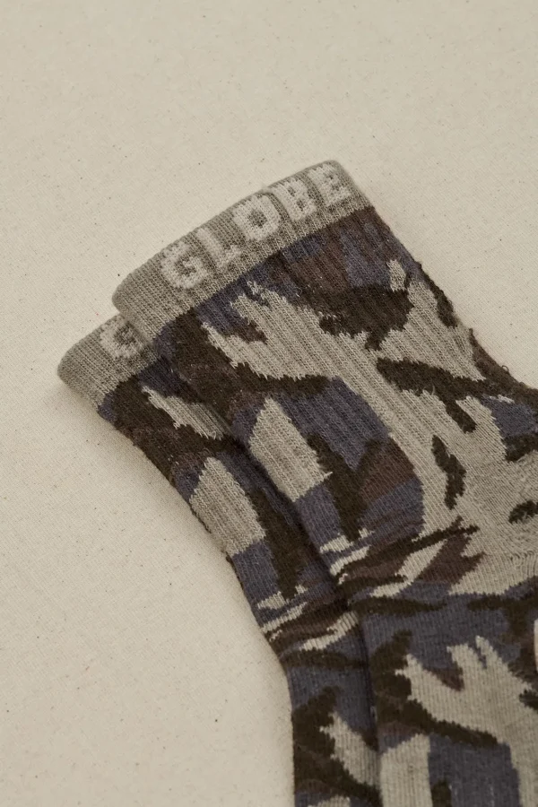 Globe Brand Eco Camo Crew Sock 3 Pack < Socks