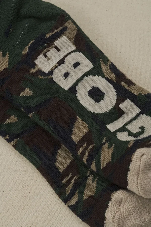Globe Brand Eco Camo Crew Sock 3 Pack < Socks