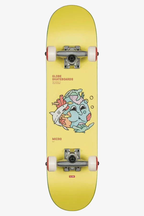 Globe Brand Environmentalist Micro - - 6.5" Kids Complete Skateboard<Kids Kids Completes | Completes