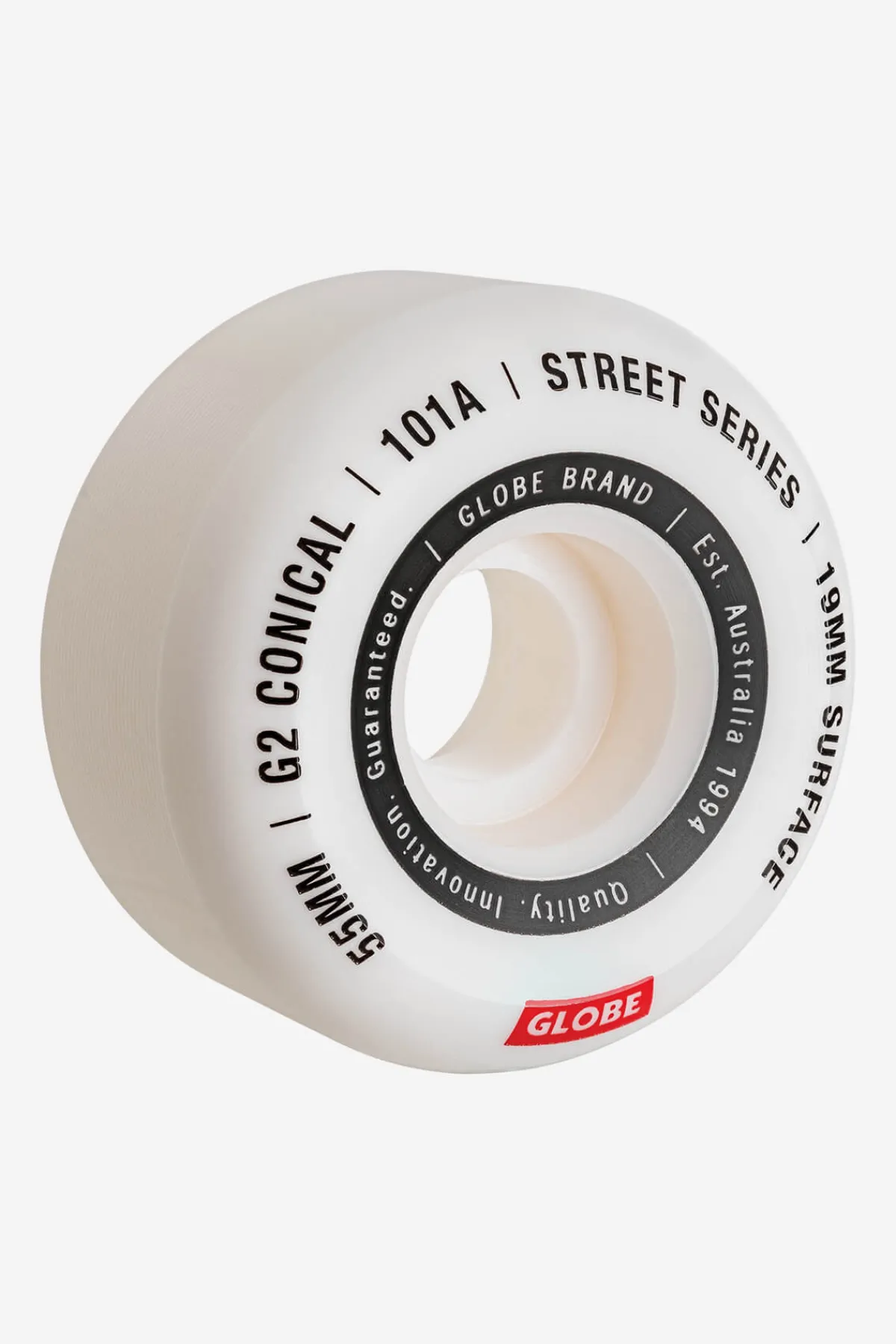 g_conical_street__whitees_0.webp Globe Brand G2 Conical Street - - Skateboard Wheel< Wheels | Components