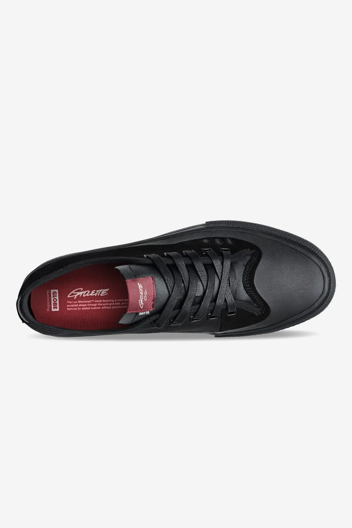 gillette__blackblack_sued_1.webp Globe Brand Gillette - - Skate Shoes< Pro Shoes | Low Shoes