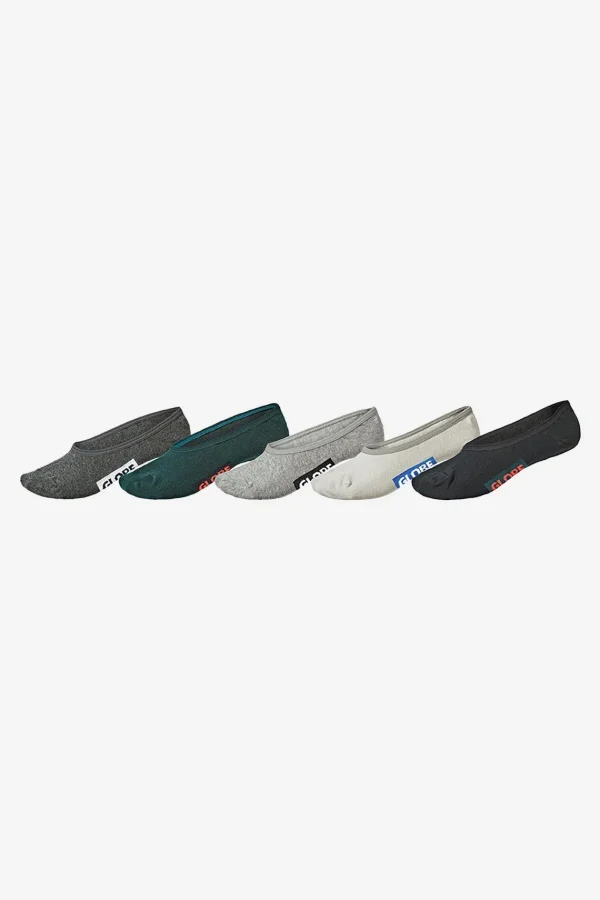 Globe Brand Hilite Invisible Sock 5 Pack - < Socks