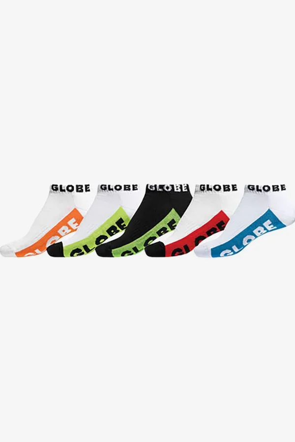 Globe Brand Brights Ankle Sock 5 Pack - < Socks