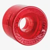Globe Brand Retro Flex - Clear Red - Cruiser Wheel 58mm < Wheels | Components