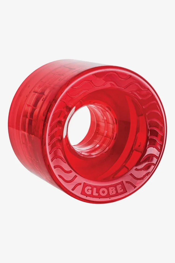 Globe Brand Retro Flex - Clear Red - Cruiser Wheel 58mm < Wheels | Components