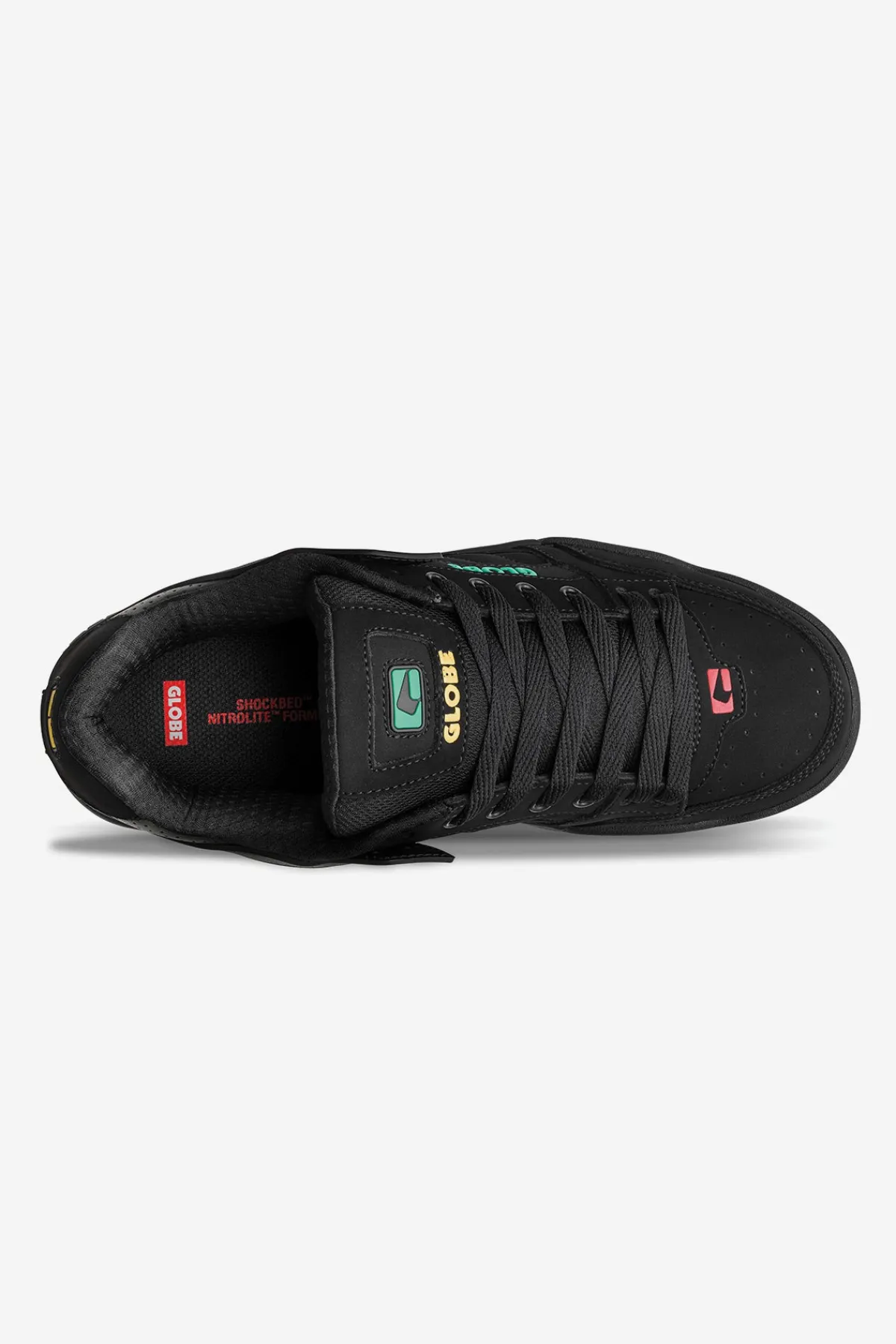 tilt__black_rasta__skate__1.webp Globe Brand Tilt - - Skate Shoes< Chunky Skate Shoes