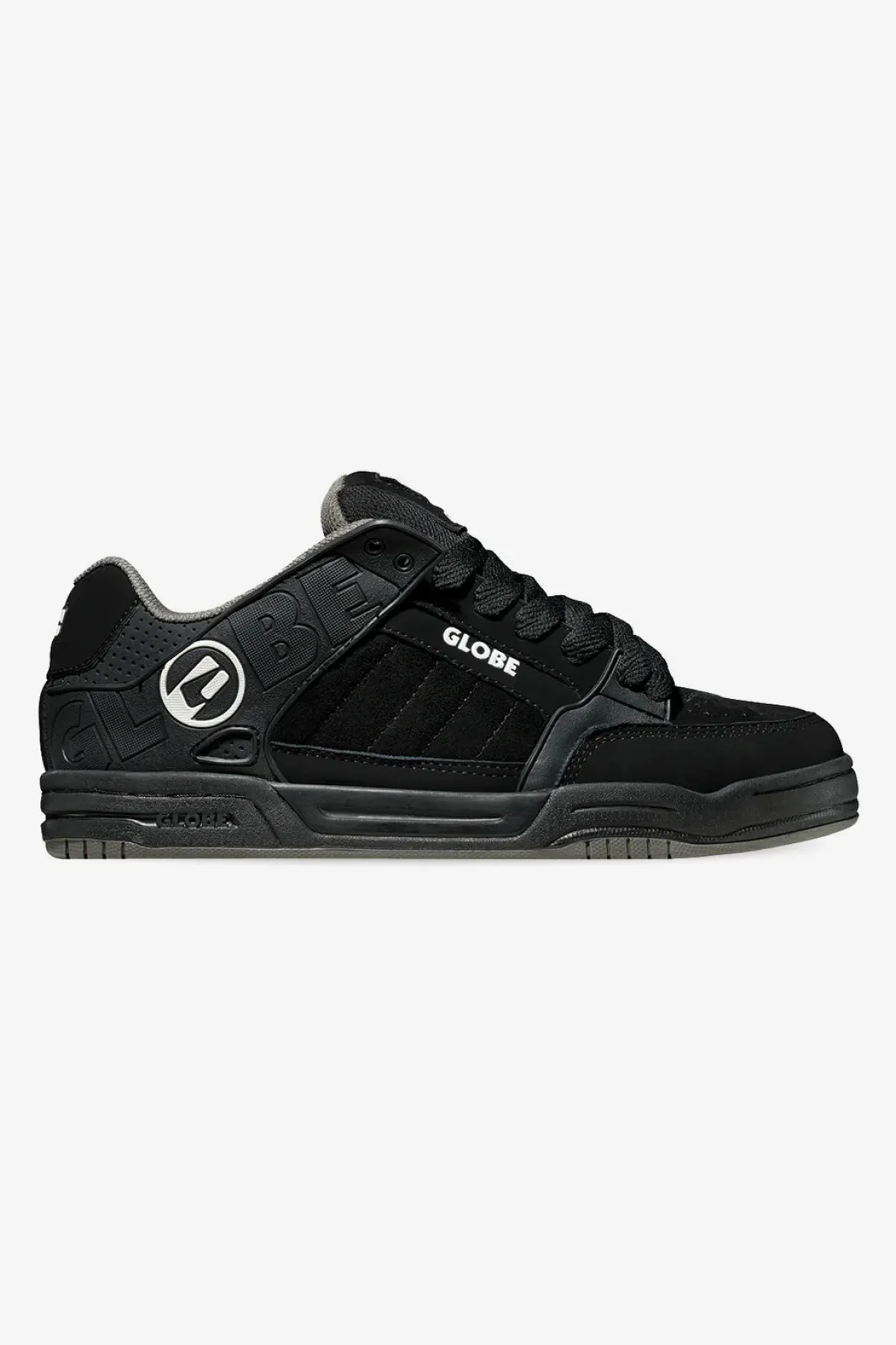 tilt__blackblack_tpr__ska_0.webp Globe Brand Tilt - - Skate Shoes< Chunky Skate Shoes | Low Shoes