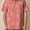 Globe Brand Underground Holiday SS Shirt - Smoke < Clothing