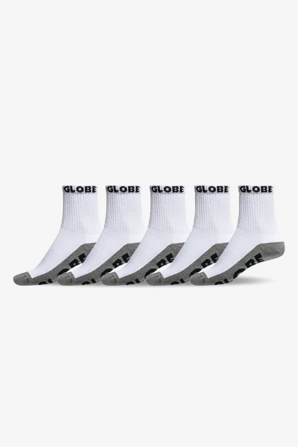 Globe Brand YOUTH QUARTER SOCK 5 Pack - < Socks